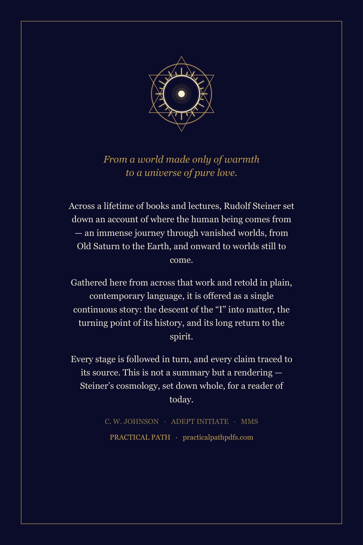 Back cover of Journey of the I
