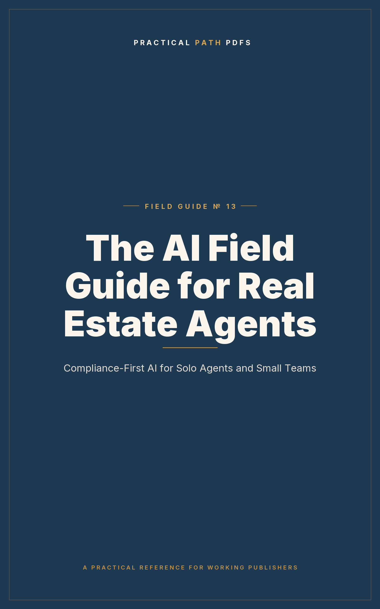 Cover of The AI Field Guide for Real Estate Agents
