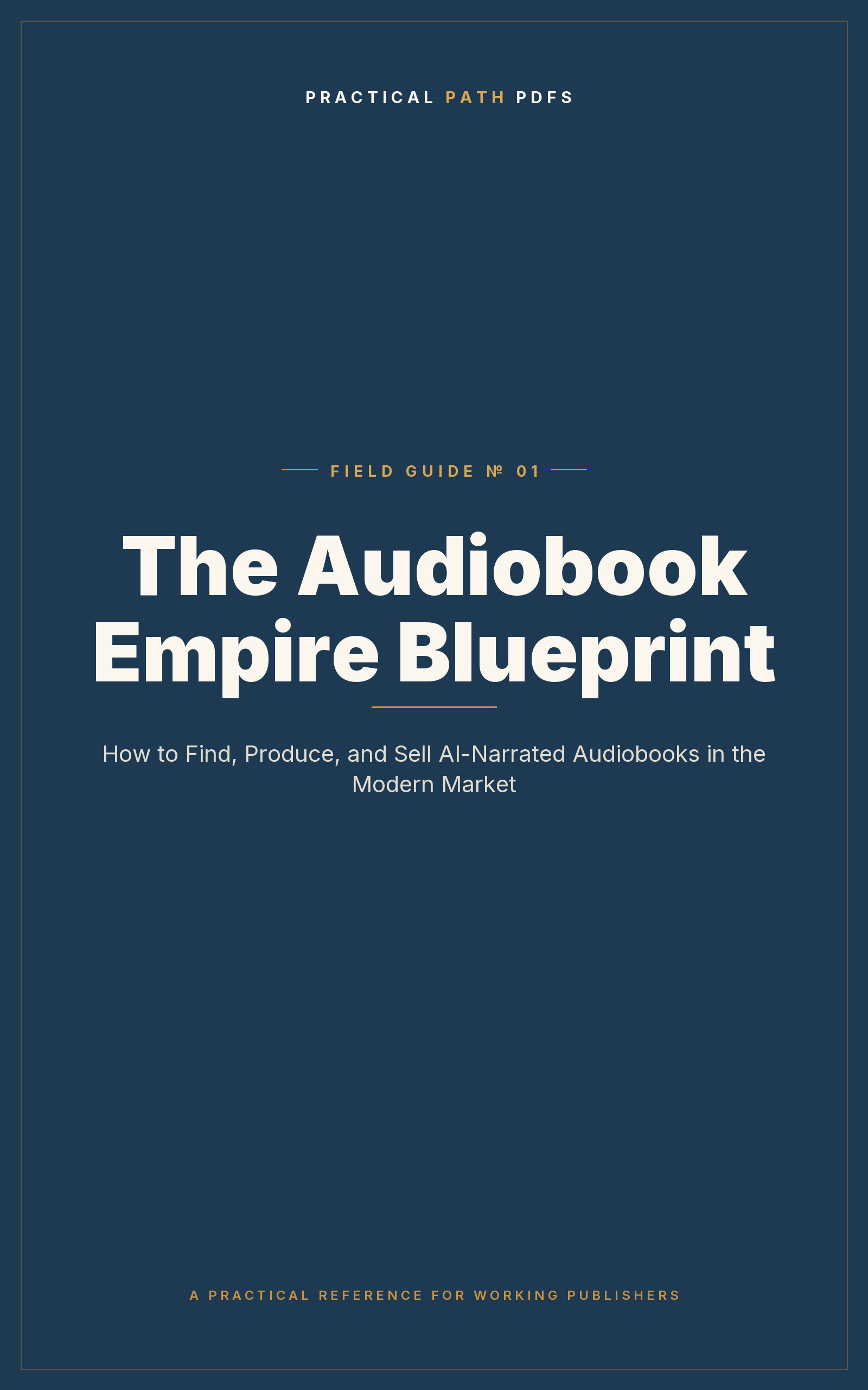 Cover of The Audiobook Empire Blueprint