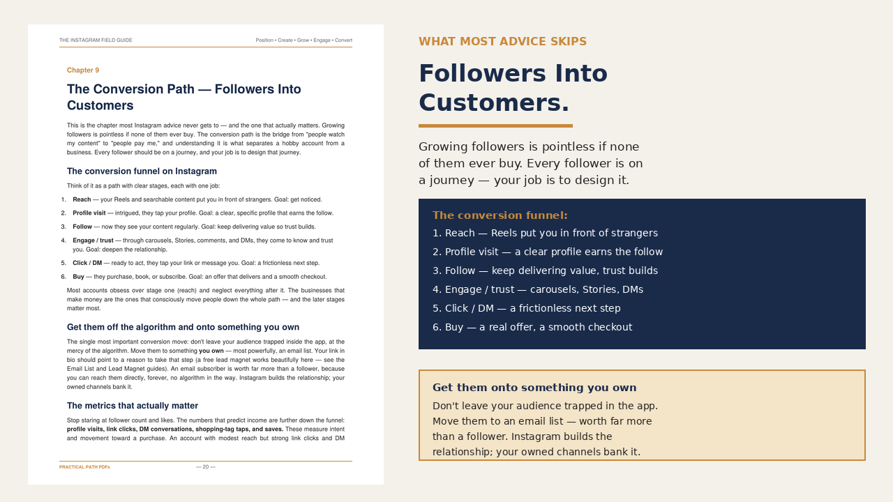 Sample page from The Instagram Field Guide