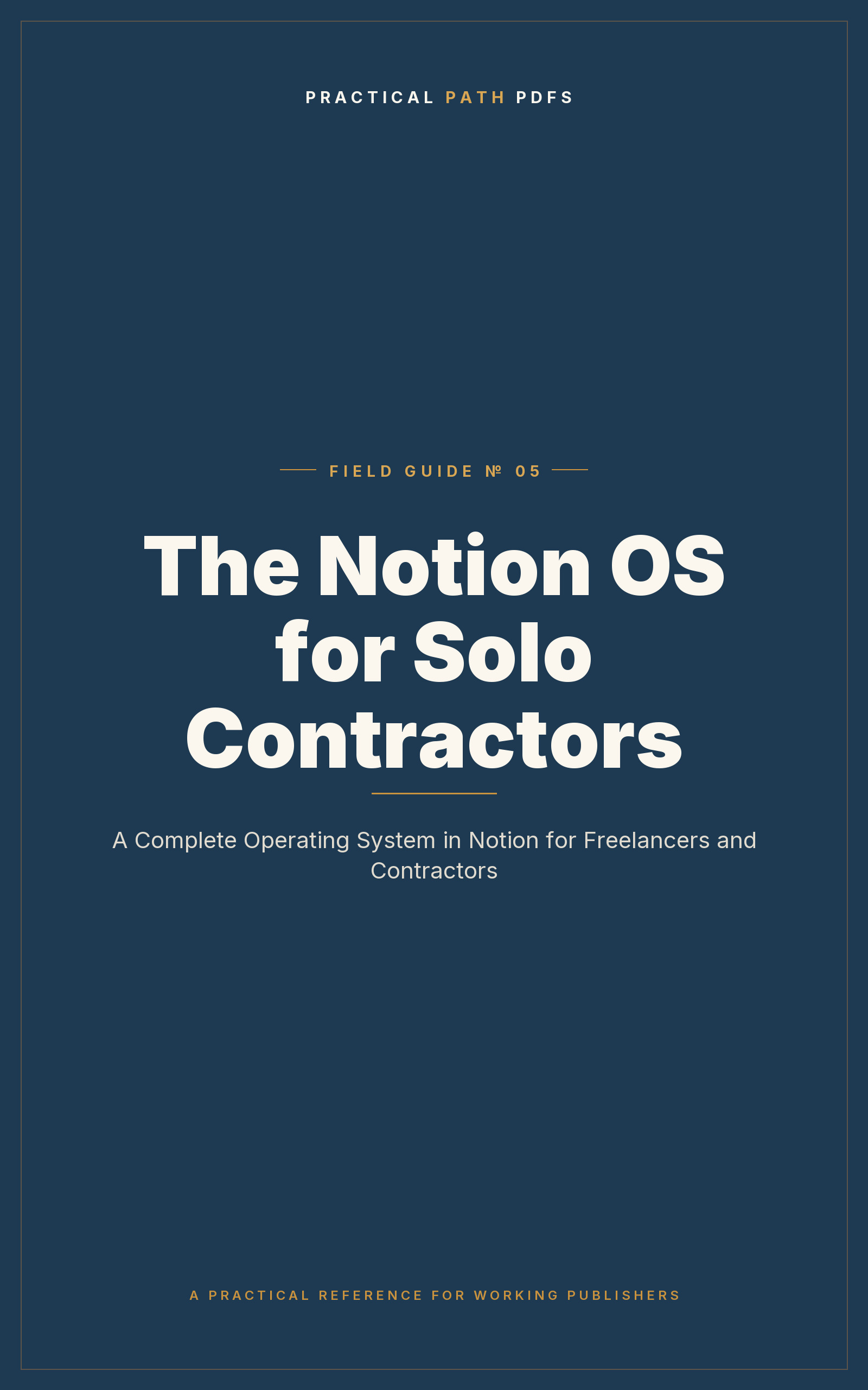 Cover of The Notion OS for Solo Contractors
