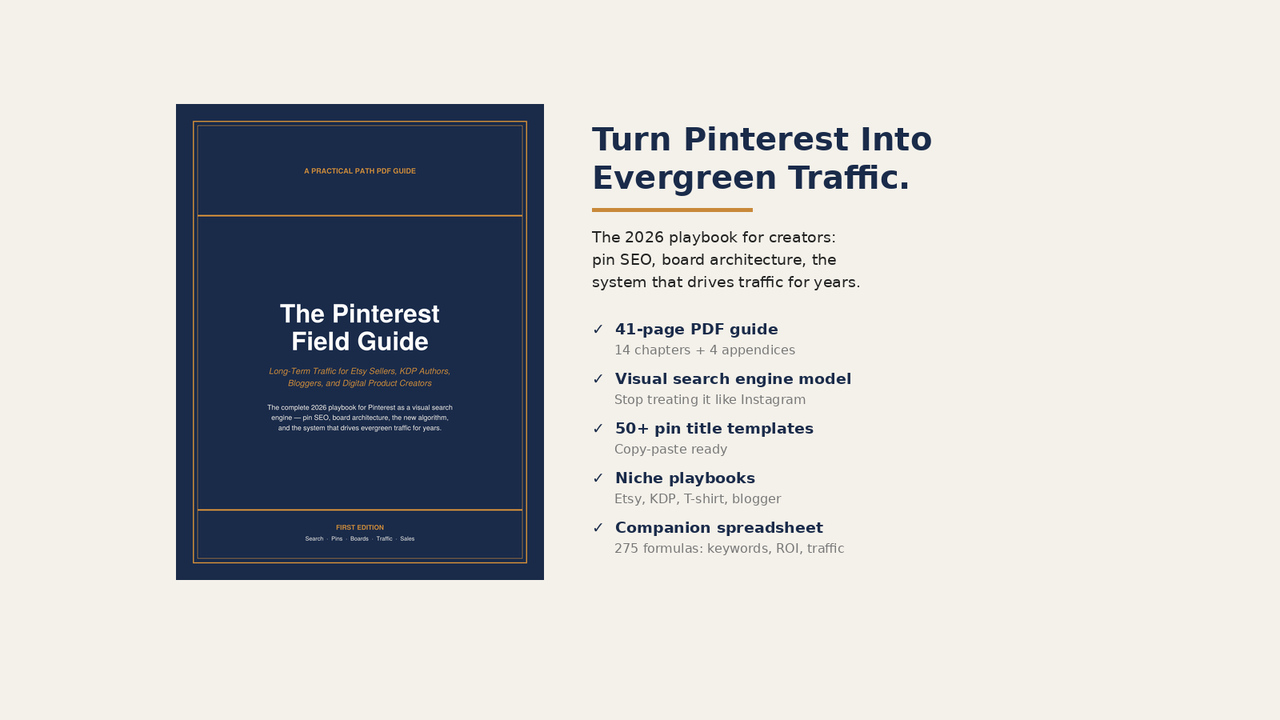 Cover of The Pinterest Field Guide