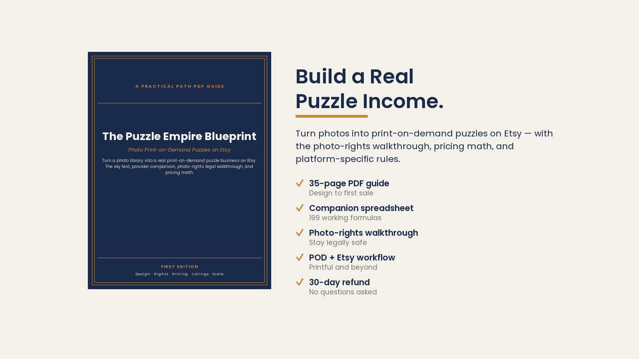 Cover of The Puzzle Empire Blueprint