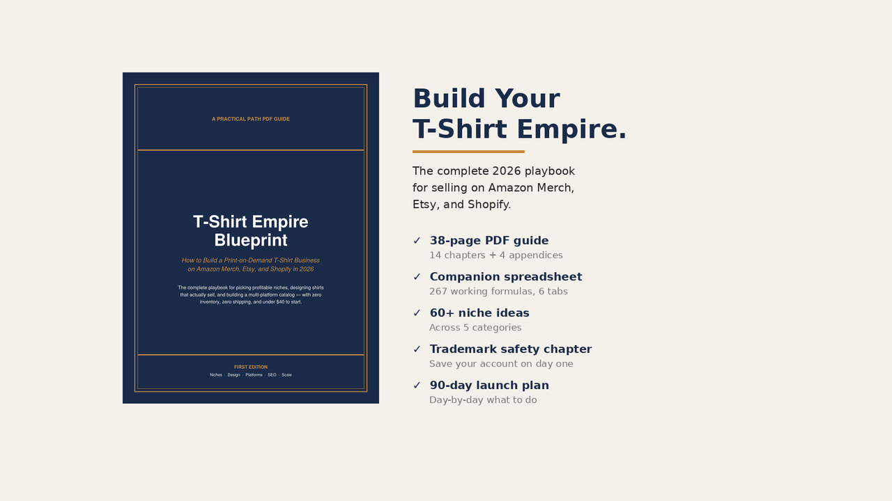 Cover of The T-Shirt Empire Blueprint