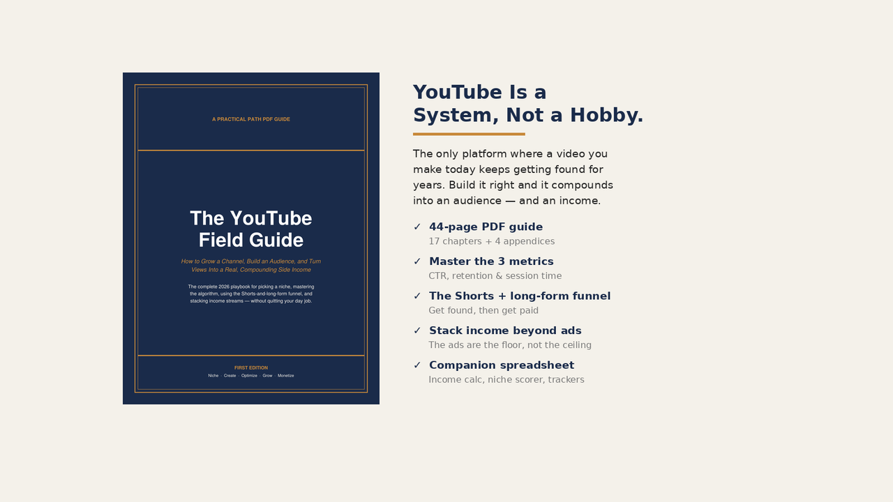 Cover of The YouTube Field Guide